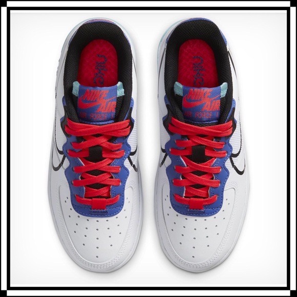 NIKE AIR FORCE 1 REACT GS - Y7/ Woman’s Size 8 NEW!! - Picture 3 of 10